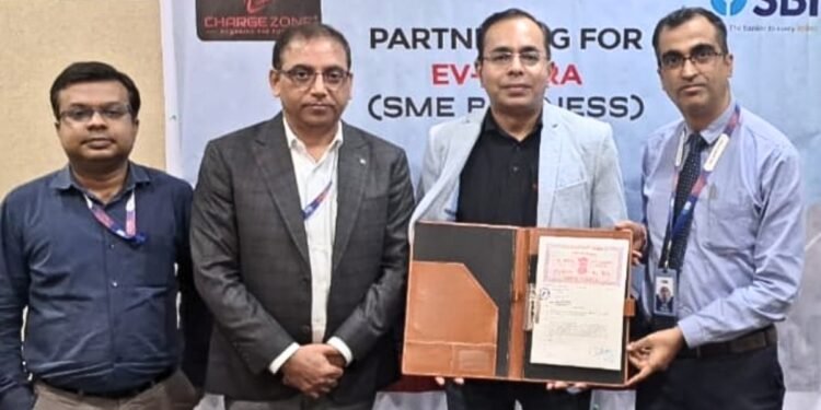 ChargeZone Partners with SBI to Boost EV Charging Infrastructure via DoCo Program in India