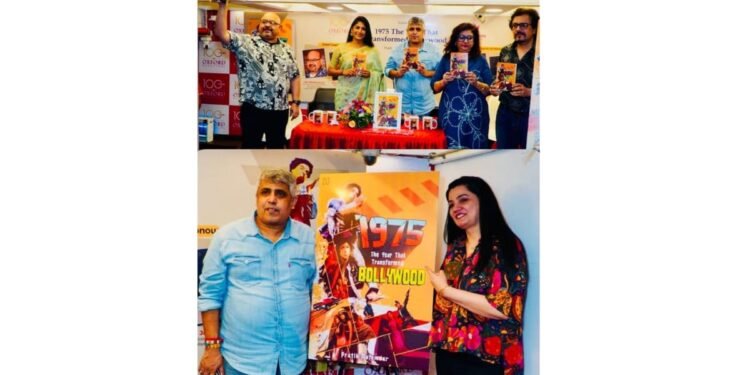 A blockbuster book launch of  “1975 The Year That Transformed Bollywood” by Pratik Majumdar