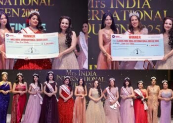 Victorious Queens of Mrs India International Queen 2025 crowned by Amrita Rao & Ankita Saroha