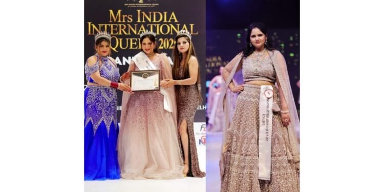 Vijayawada’s Anusha Crowned ‘Mrs. India Captivating 2025’ Title Winner – A Story of Strength, Confidence, and Inspiration
