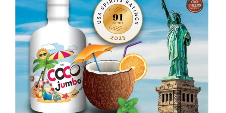 World’s First: Coco-Jumbo “Feni Liqueur” Wins Gold Medal at USA Competition