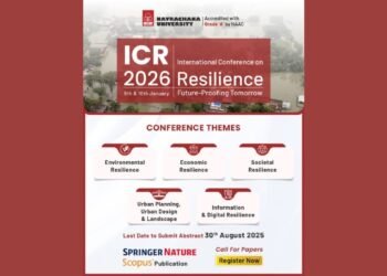 Navrachana University, Vadodara to Host ICR-2026: International Conference on Resilience