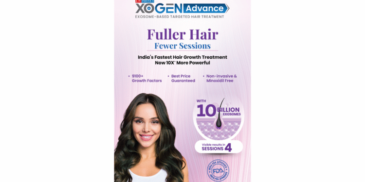 Dr Batra’s Launches XOGEN Advance – India’s Fastest and Only Hair Growth Treatment with 10 billion Exosomes