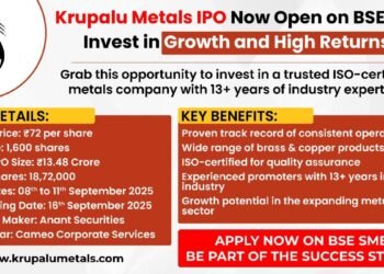 Krupalu Metals launches Rs. 13.48 crore SME IPO