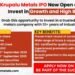 Krupalu Metals launches Rs. 13.48 crore SME IPO