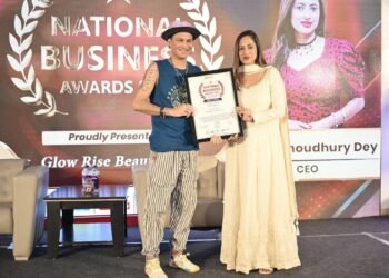 Pinki Choudhury Dey Recognized as Best Makeup Artist Of The Year at National Business Awards 2025