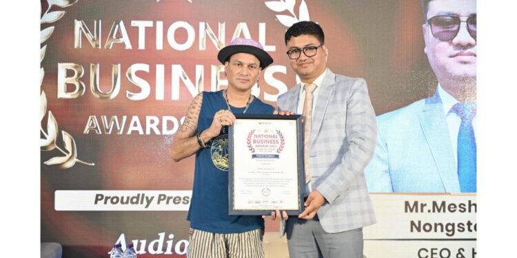 Mr. Meshach Nongsteng Honored with Leading Audio Engineering Institute Of The Year