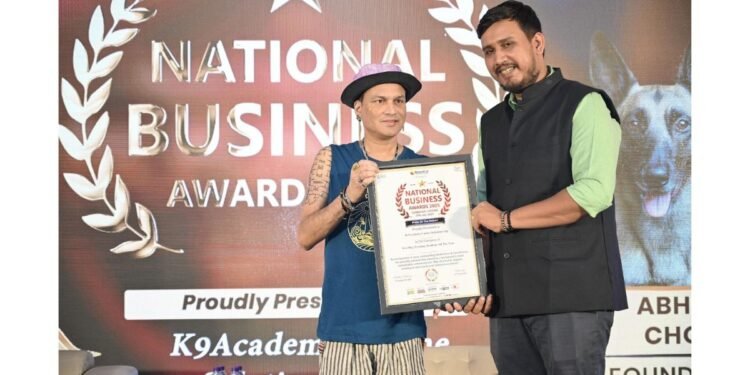Abhishek Paul Chowdhury’s K9Academy Canine Solutions LLP Wins Best Dog Training Academy of the Year