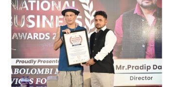 SABOLOMBI Micro Services Foundation Honored as One of the Leading Financial Services Providers in Assam at National Business Awards 2025
