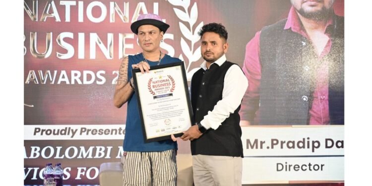 SABOLOMBI Micro Services Foundation Honored as One of the Leading Financial Services Providers in Assam at National Business Awards 2025