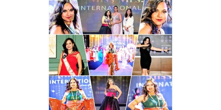 Mrs. International Photogenic Title Awarded to Mrs. Komal Joshi