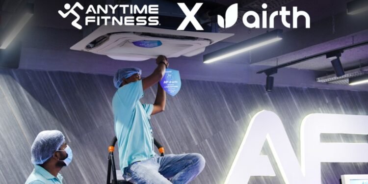 Anytime Fitness Partners with AIRTH to Launch India’s First Clean Air Gym Movement