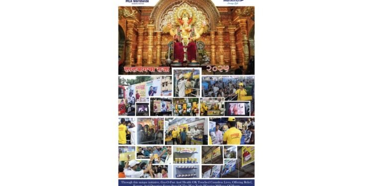 Health OK and Gas-O-Fast Support Devotees with Energy and Relief from Acidity at Lalbaugcha Raja