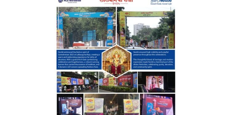 Nestlé Lights Up Faith and Festivity at Lalbaugcha Raja Ganeshotsav 2025