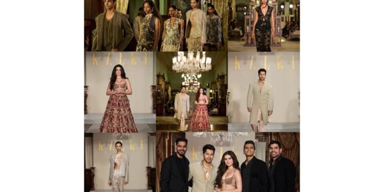 Varun Dhawan and Tara Sutaria Shine as Showstoppers at KALKI’s Couture Debut at Taj Falaknuma Palace, a Modern Palace of Royal Legacy
