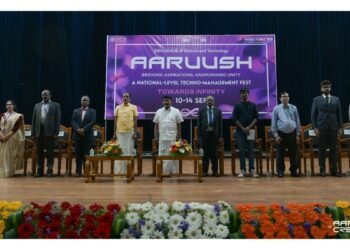 Dr. Sridhar Vembu urges technological self-reliance at SRMIST’s 19th edition of Techno Management Fest Aaruush 2025