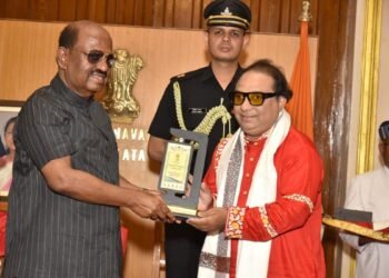Pt. Prodyut Mukherjee, Renowned  music maestro, Honoured with Governor’s Award of Excellence by the Hon’ble Governor