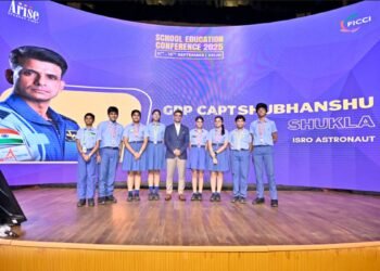 Gaganyatri Shubhanshu Shukla visits ARISE School Education Conference 2025, interacts with educators and students