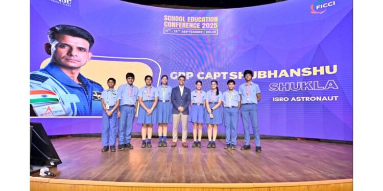 Gaganyatri Shubhanshu Shukla visits ARISE School Education Conference 2025, interacts with educators and students