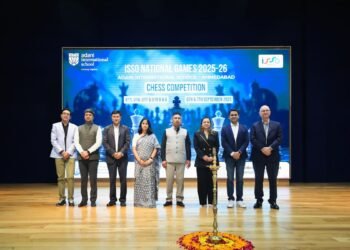 ISSO Nationals 2025-26 Begin with Chess at Adani International School, Ahmedabad.