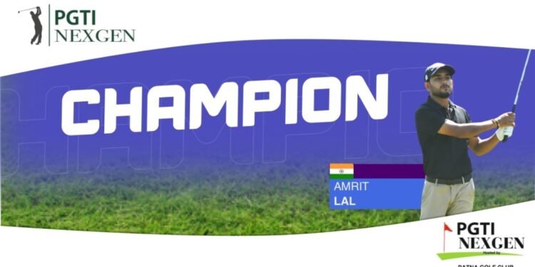 Amrit Lal Clinches PGTI Next Gen Title at Patna Golf Club