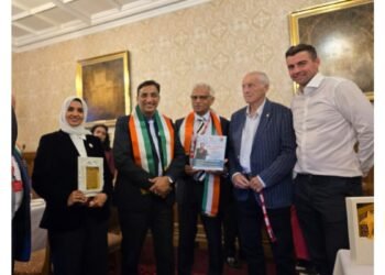 Special Presence of Dr. Arpit Chopra Jain at the International Peace Conclave held at the House of Lords, London