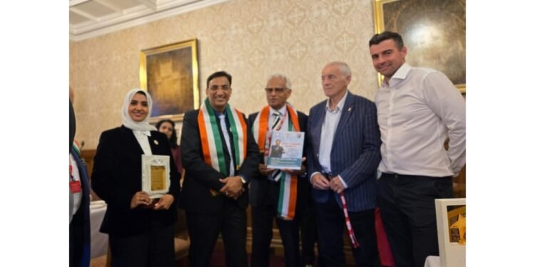 Special Presence of Dr. Arpit Chopra Jain at the International Peace Conclave held at the House of Lords, London
