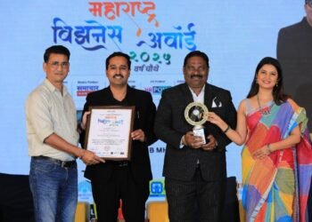 Er. Chandrashekhar Dange & Mr. Ajit Jadhav of CDIL Real Estate & Infrastructure Honored as Best Developers of Premium Farmhouse Plots at Maharashtra Business Awards 2025