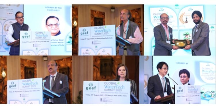 The GEEF hosts Global WaterTech Summit & Awards 2025 in ITC Maurya, New Delhi, India