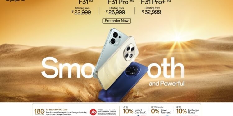 OPPO India launches F31 5G Series: The Best Smartphone for Durability with Smooth and powerful performance