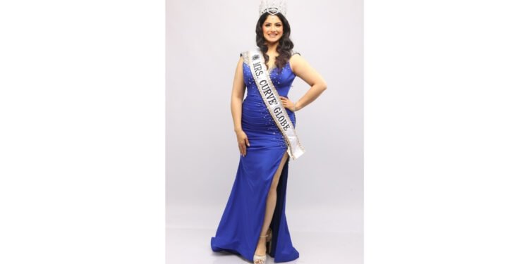 Pooja Walia Crowned Mrs. Globe Curve 2025, Representing her Canadian & Indian Heritage in California