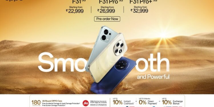OPPO F31 Series First Sale: Built for India’s Hustle, Ready for Every Challenge