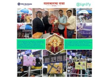 Signify Lights Up Devotion with Ecolink Fans at Lalbaugcha Raja Ganeshotsav 2025