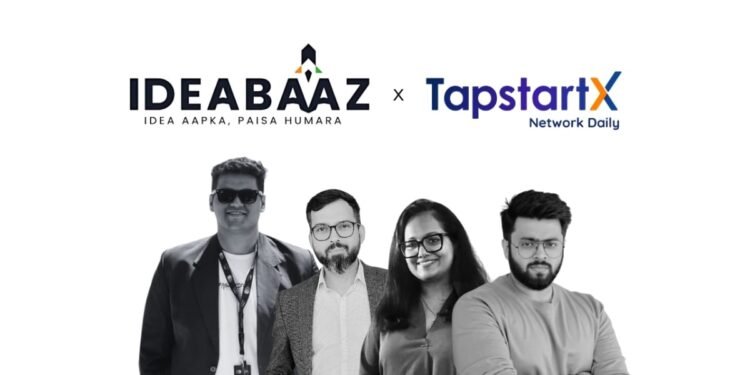 TapstartX Partners with Ideabaaz to Curate High-Impact Startups for India’s Largest Fundraising Reality Show on Z TV