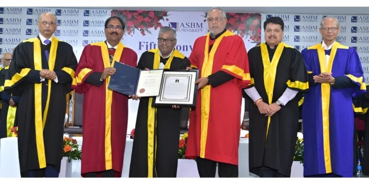 Ravindra Chamaria Receives Honorary Doctorate from ASBM