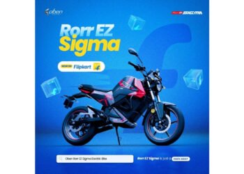 Oben Electric’s Rorr EZ Sigma Now Available on Flipkart