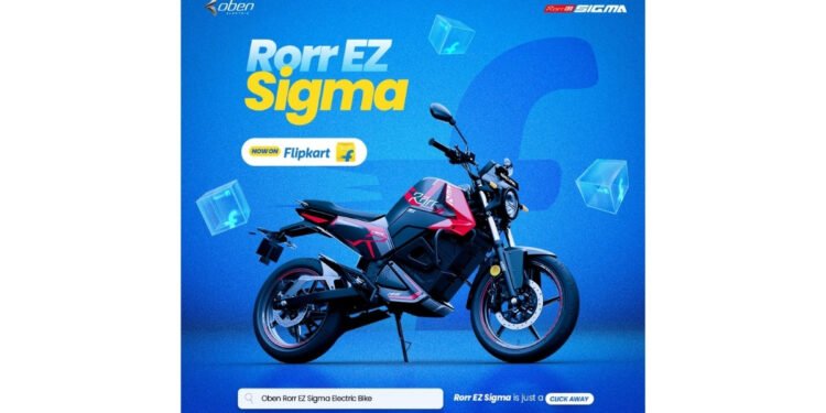 Oben Electric’s Rorr EZ Sigma Now Available on Flipkart