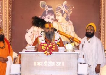 Sages Assemble for Reverence Of Gau Mata at Shrijadkhor Gau-Dham