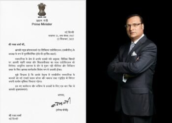 Prime Minister Narendra Modi has congratulated India TV Chairman and Editor-in-Chief Rajat Sharma on his re-election as President of the News Broadcasters and Digital Association (NBDA)