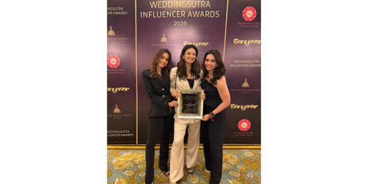 Three Entertainment Wins Gold for Best Wedding Celebration Design at Prestigious WeddingSutra Awards