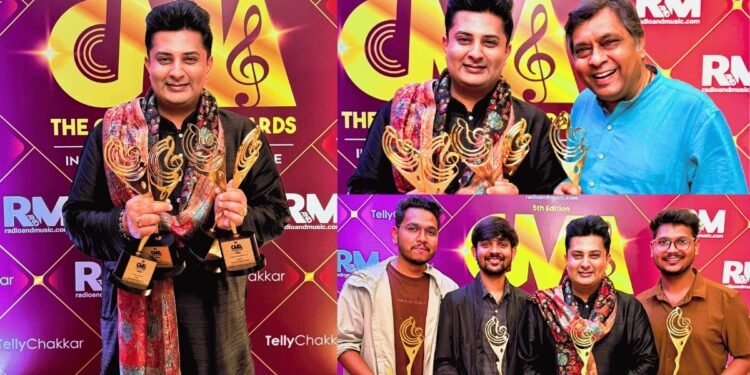 Sumeet Tappoo wins four awards at 2025 CLEF Music Awards