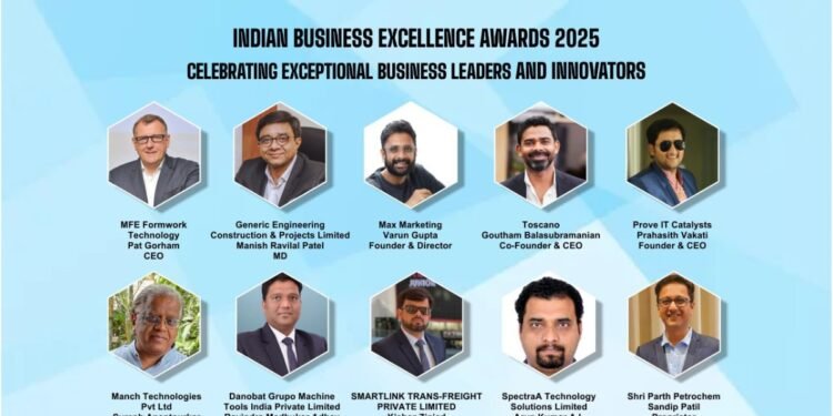 “Indian Business Excellence Awards 2025”Celebrating Exceptional Business Leaders and Innovators