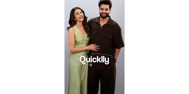 Bollywood Power Couple, Rakul Preet Singh & Jackky Bhagnani join Quicklly Family