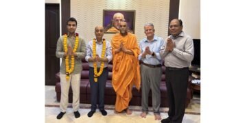 HNG’s New Leadership Begins Tenure with Spiritual Homecoming in Gujarat