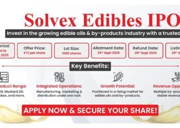 Solvex Edibles Limited Announces SME IPO on BSE