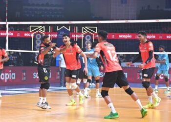 PVL 2025: Hyderabad Black Hawks Outshine Goa Guardians with a 3–1 Triumph