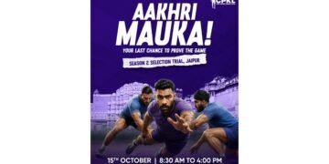 CPKL Season 2 Heads to Jaipur for Its Last Trial — Kabaddi Legend Pardeep Narwal to Join the Action