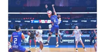 PVL 2025: Ahmedabad Defenders Break Mumbai Meteors Unbeaten Streak with a Thrilling Win