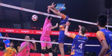 PVL 2025 Season 4 (Match 32): Mumbai Meteors storm into Semi-Finals with hard-fought win over Chennai Blitz