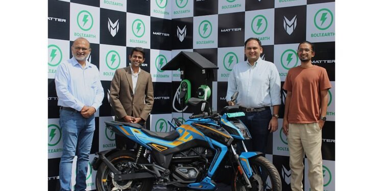 MATTER Partners with Bolt.Earth to Accelerate EV Charging Access Across India